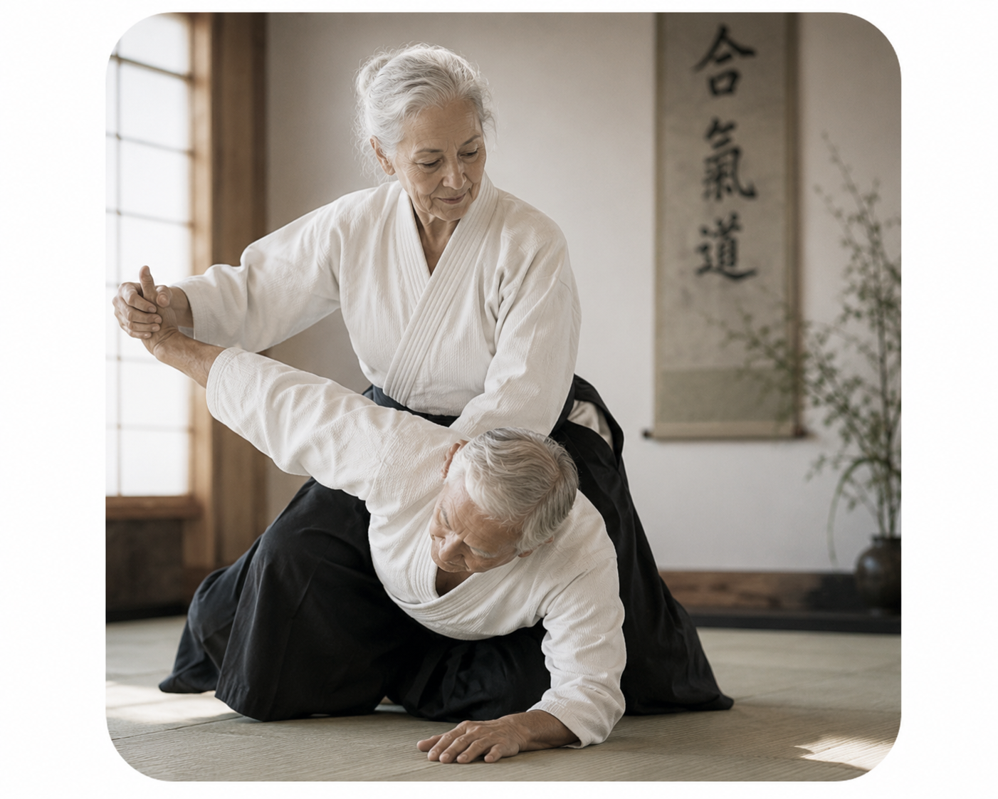 Aikido para sêniors em Mogi das Cruzes